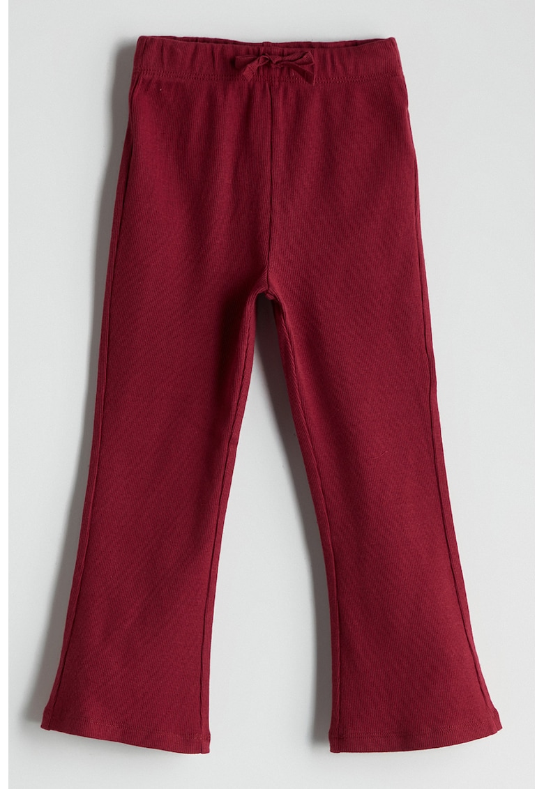 Pantaloni evazati striati