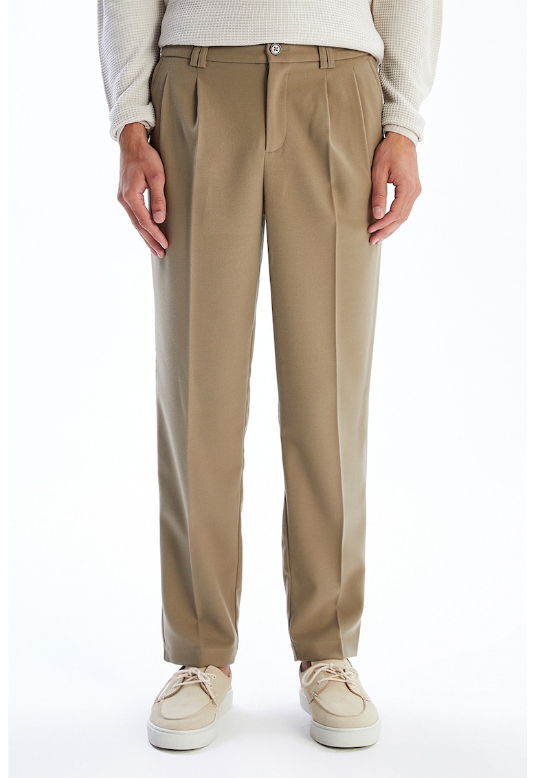 Pantaloni eleganti cu talie elastica