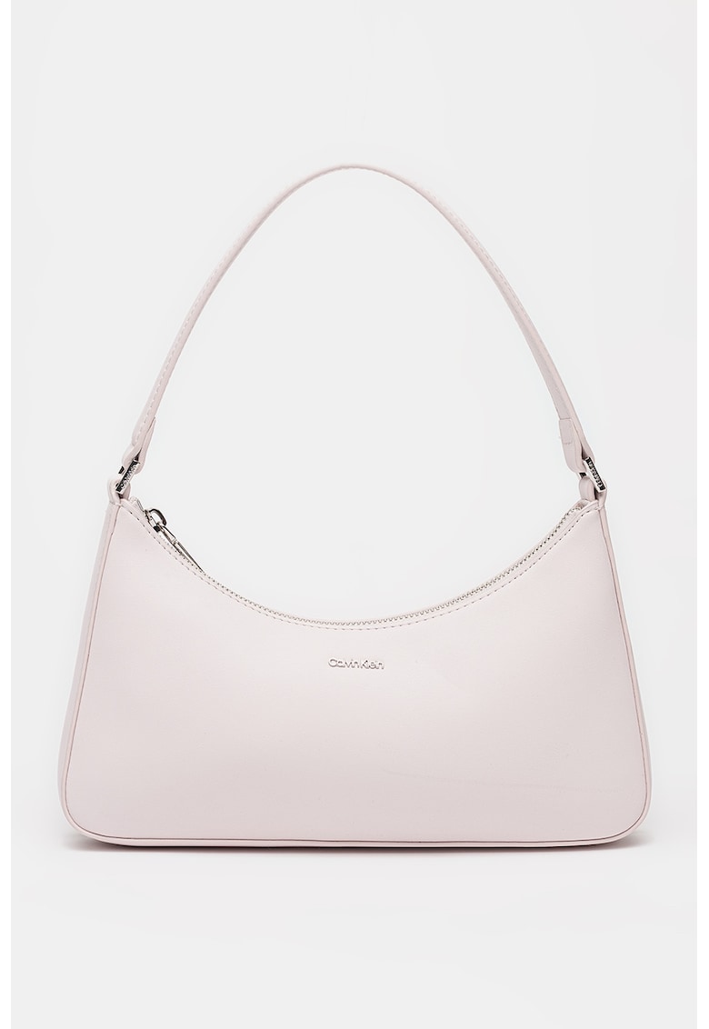 Geanta din piele ecologica cu bareta de umar si fermoar