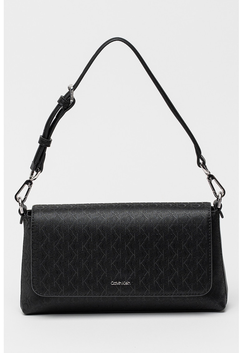 Geanta cu clapa si monograma