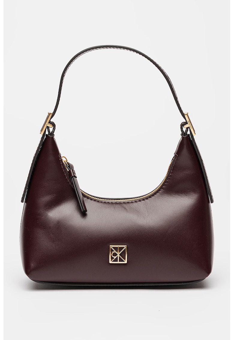 Geanta din piele cu bareta de umar