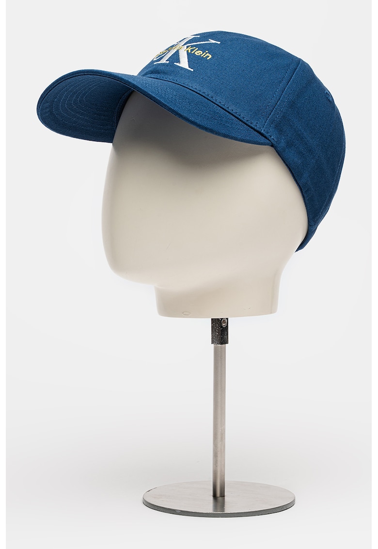 Sapca baseball ajustabila cu broderie logo - Alb/Albastru inchis