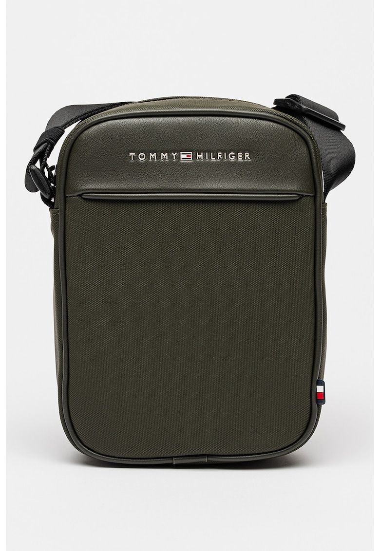 Geanta crossbody cu bareta ajustabila - Kaki inchis