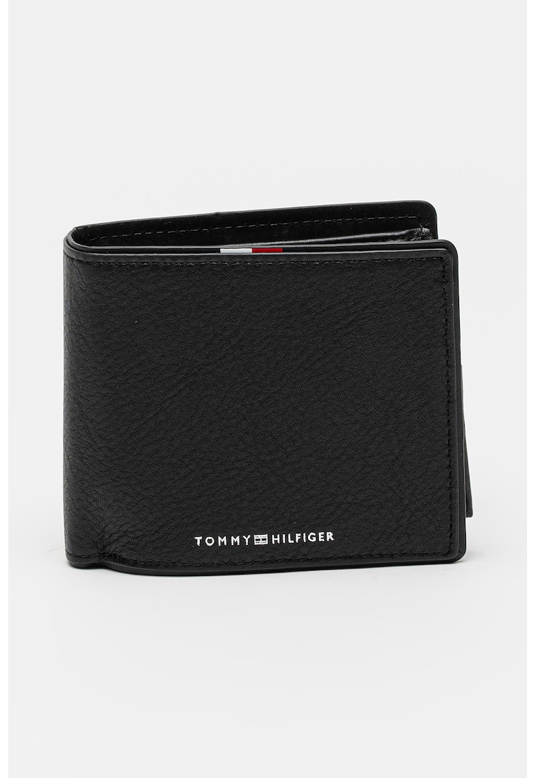 Portofel pliabil de piele cu aspect texturat