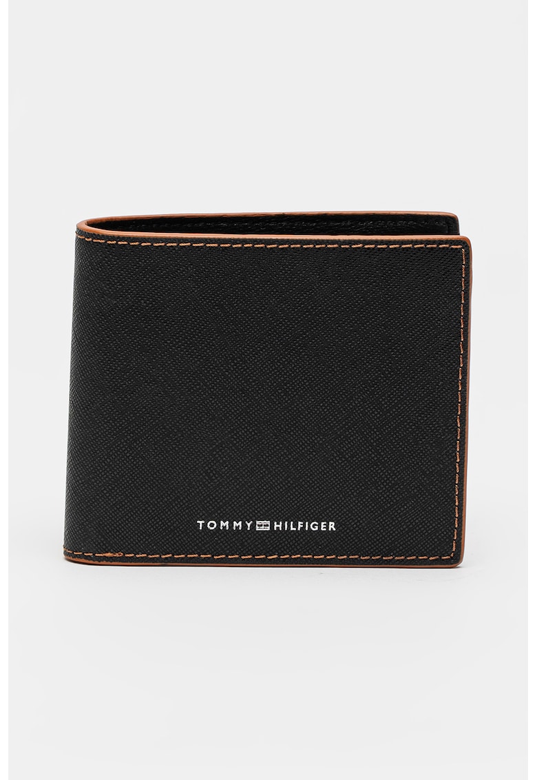 Portofel pliabil texturat de piele