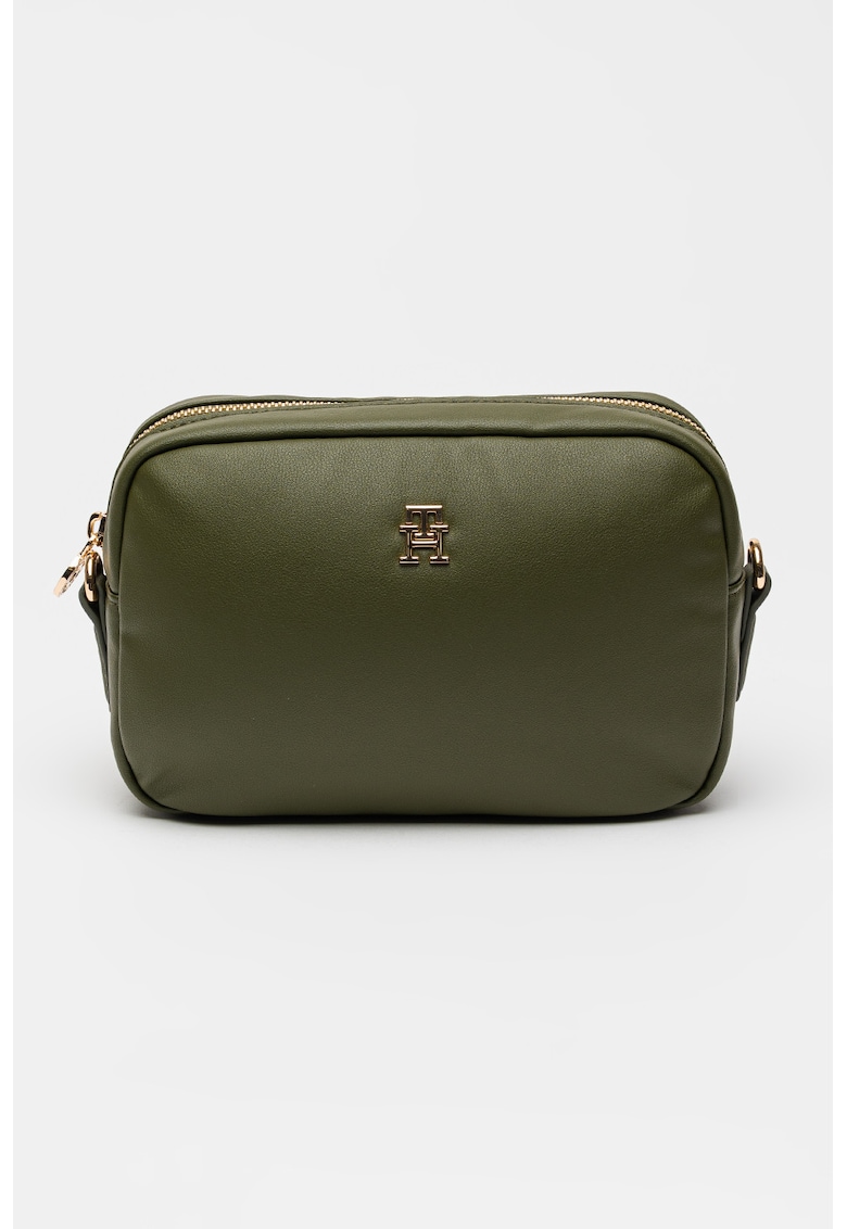 Geanta crossbody cu logo - Kaki