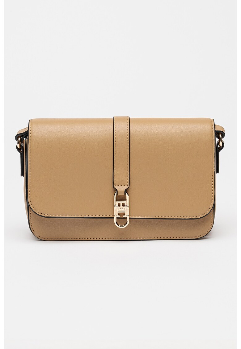 Geanta crossbody din piele ecologica - Maro camel