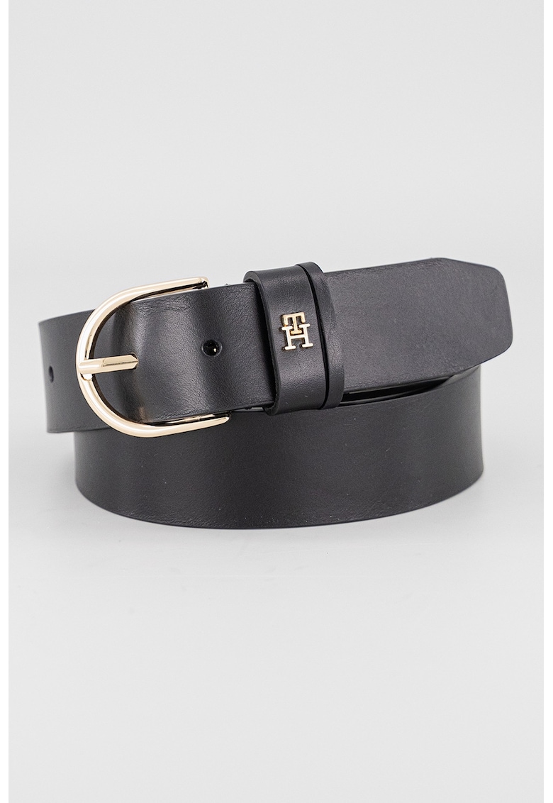 Curea de piele cu catarama rotunjita