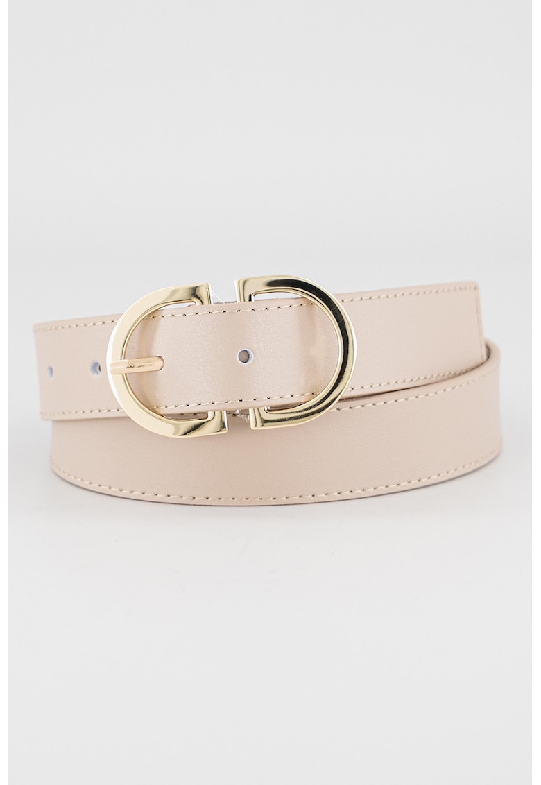 Curea de piele cu catarama ovala