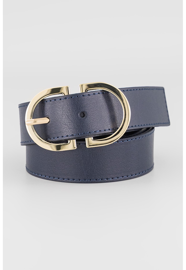 Curea de piele cu catarama ovala