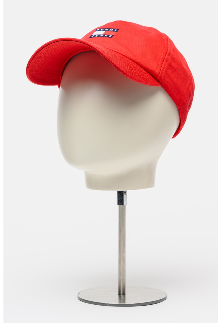 Sapca din bumbac organic Heritage - Rosu/Rosu vermillion