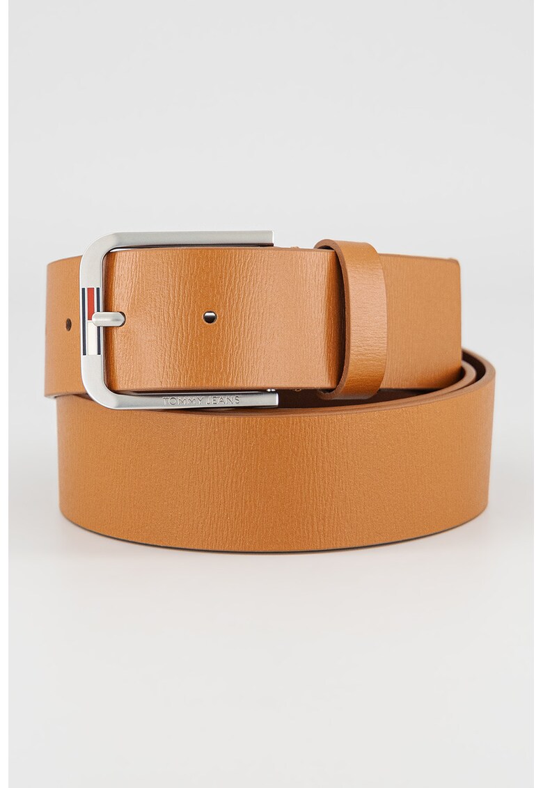 Curea uni de piele - Maro scortisoara