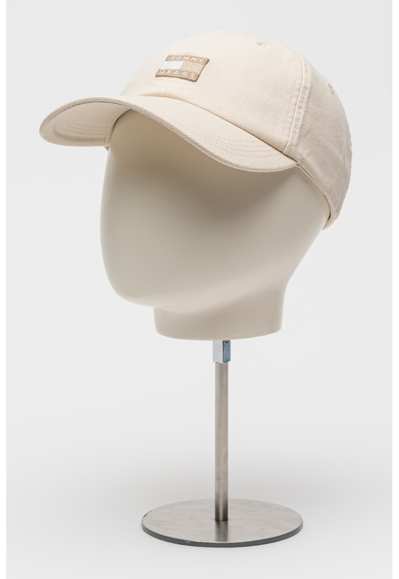 Sapca de bumbac cu logo Heritage - Crem