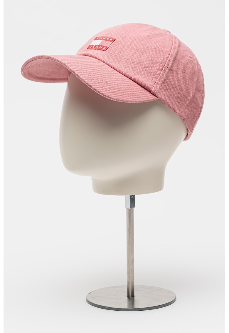 Sapca de bumbac cu logo Heritage - Roz prafuit