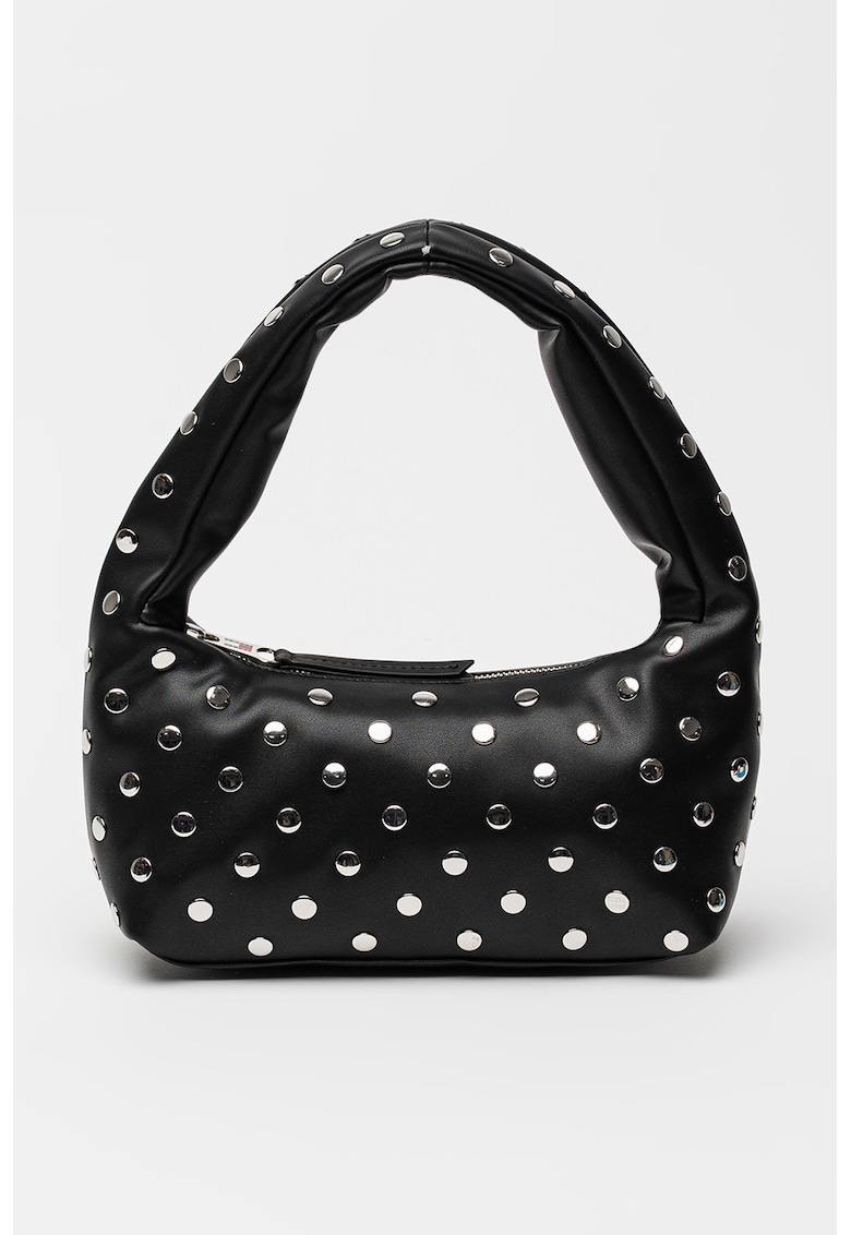 Geanta de piele ecologica cu aplicatii cu tinte