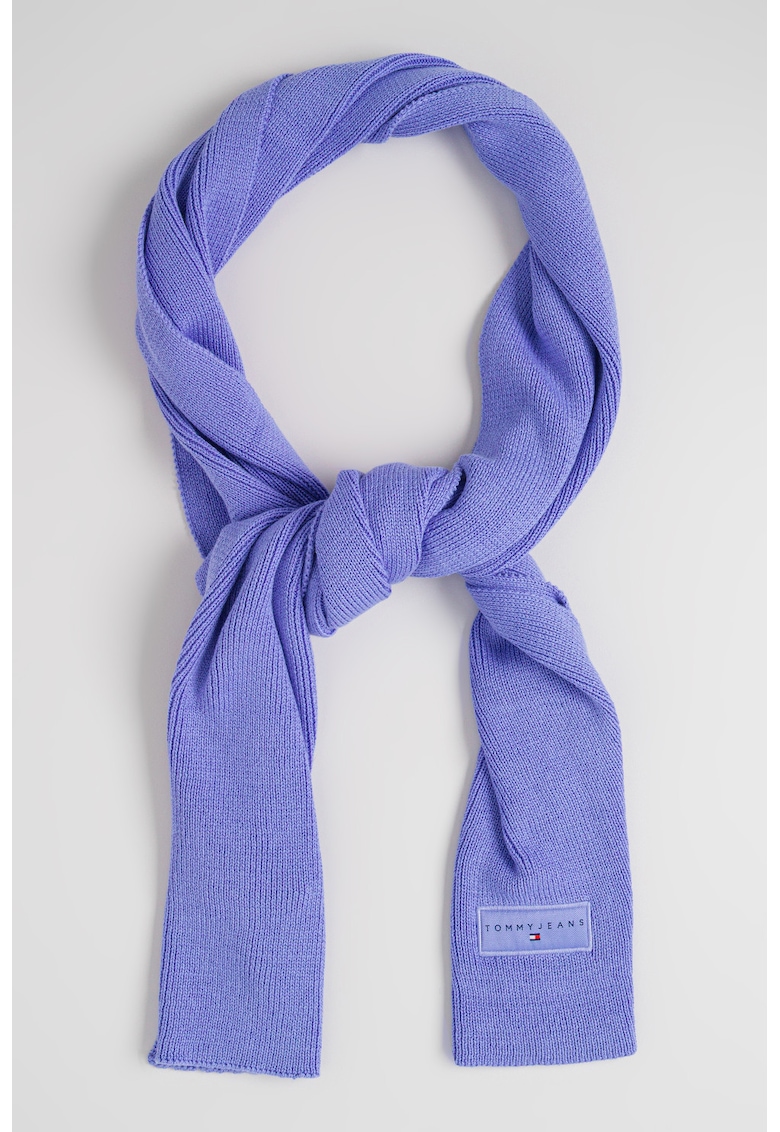 Fular de bumbac cu logo