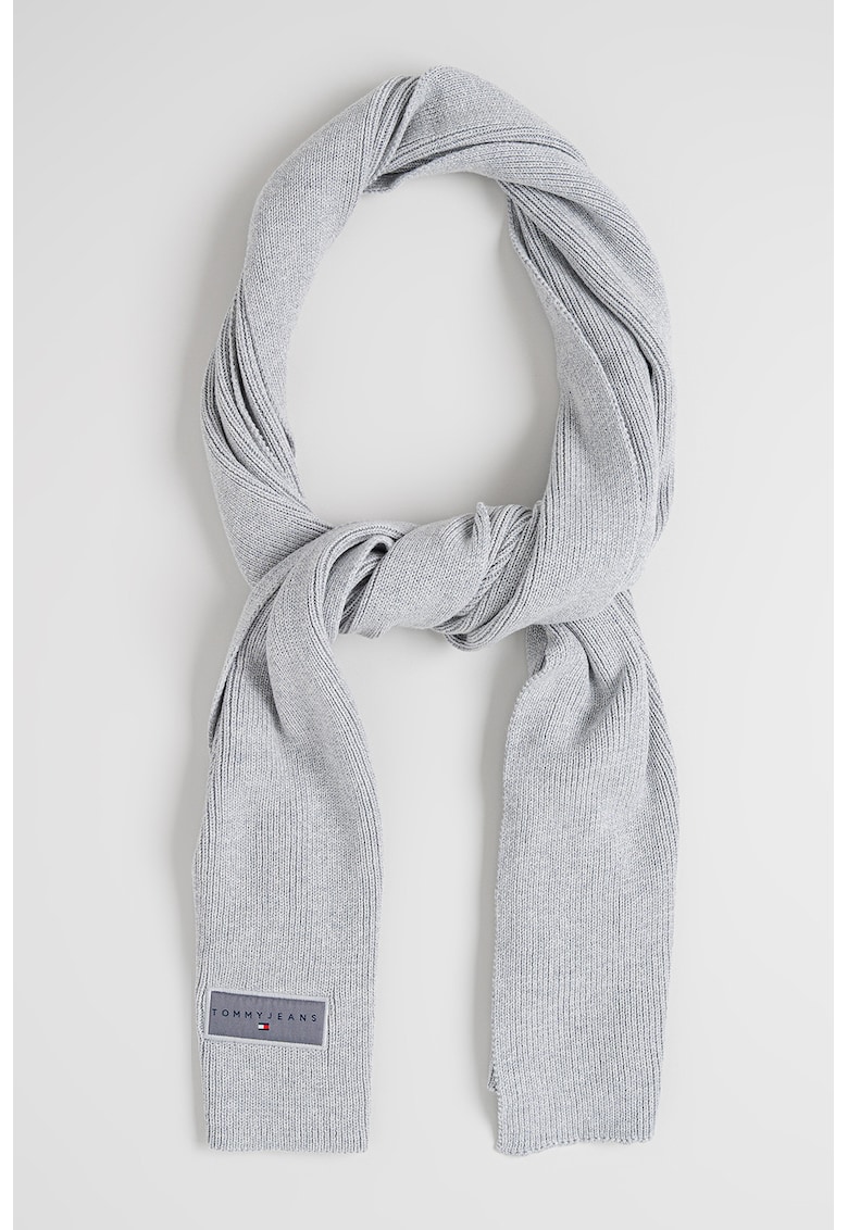 Fular de bumbac cu logo