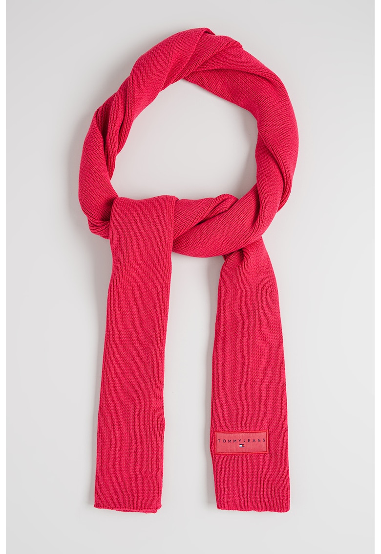 Fular de bumbac cu logo