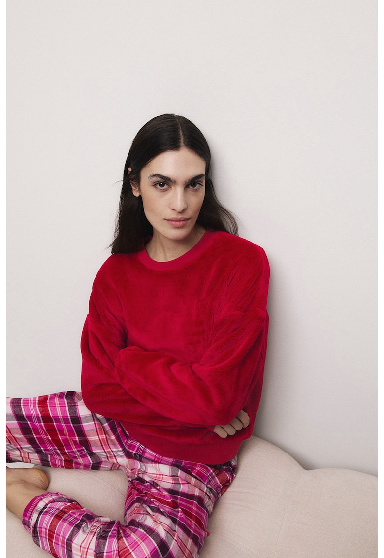 Bluza de pijama din fleece