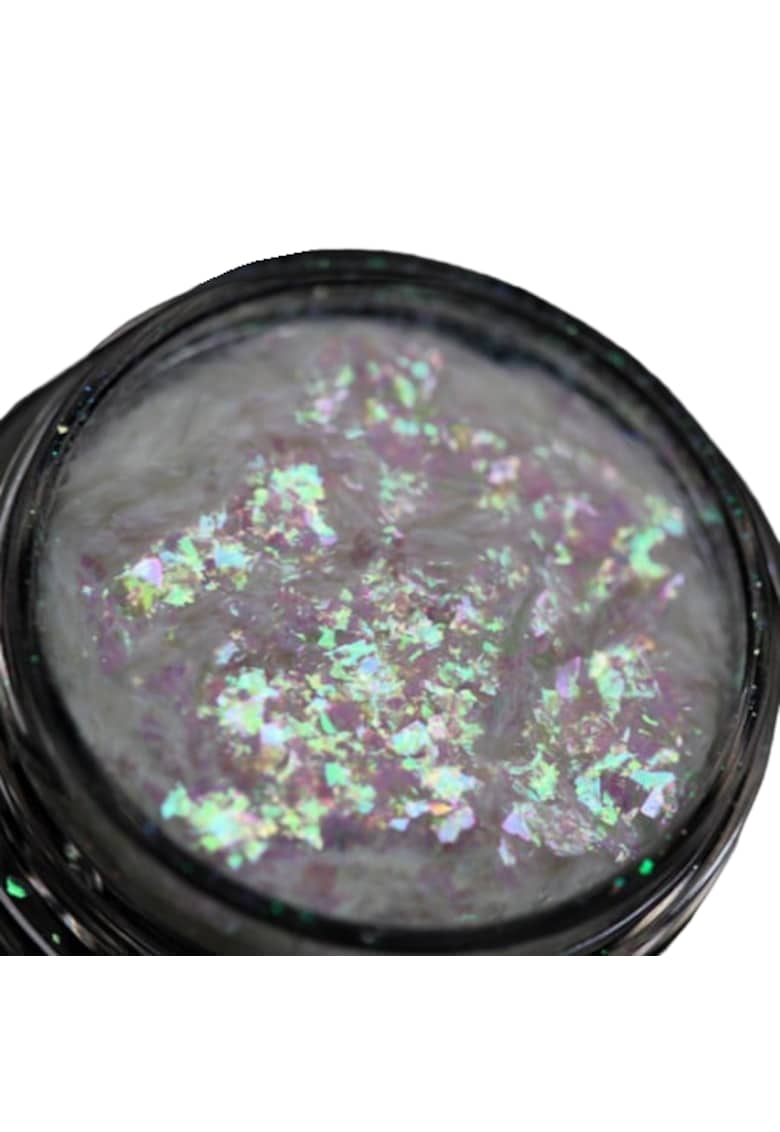 Pigment PK95 particule iridiscente verzi-aurii-lime pentru machiaj - 1g