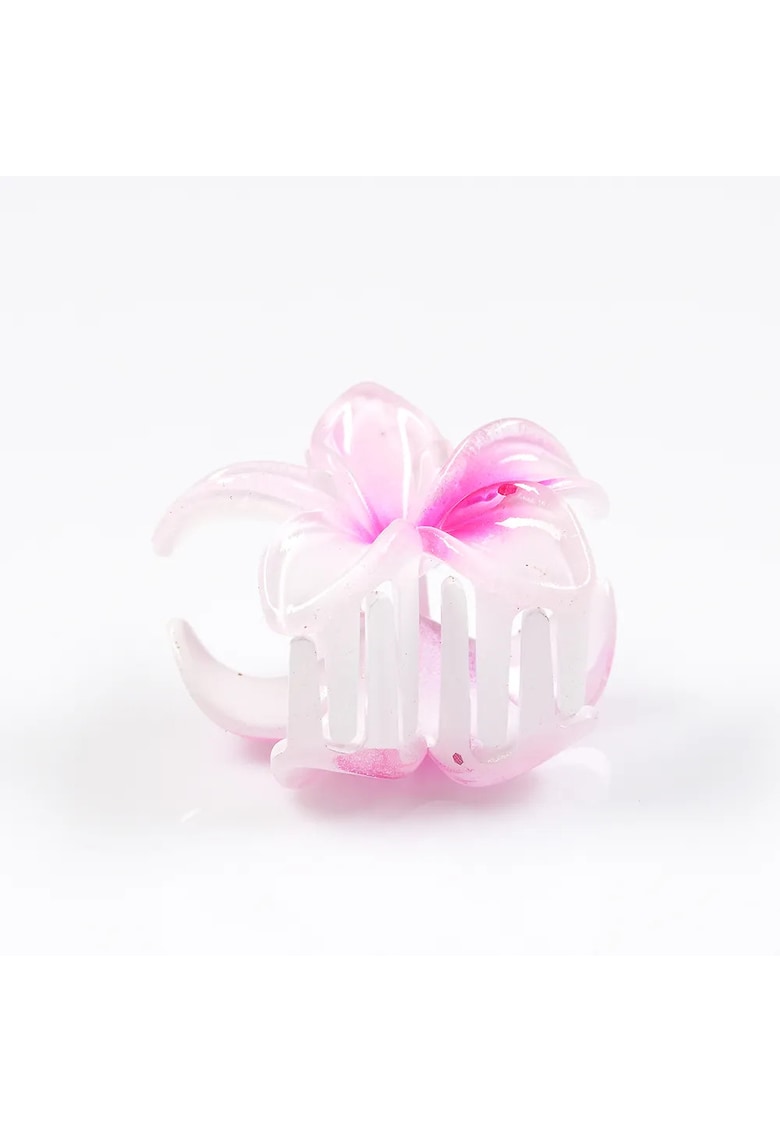 Cleste de par in forma de floare roz 4 cm