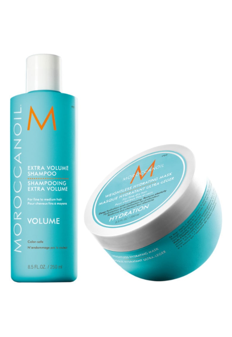 Pachet Sampon Hidratant 250 ml + Masca intens hidratanta 250 ml - Fara parabeni/Fara sulfati/Volum