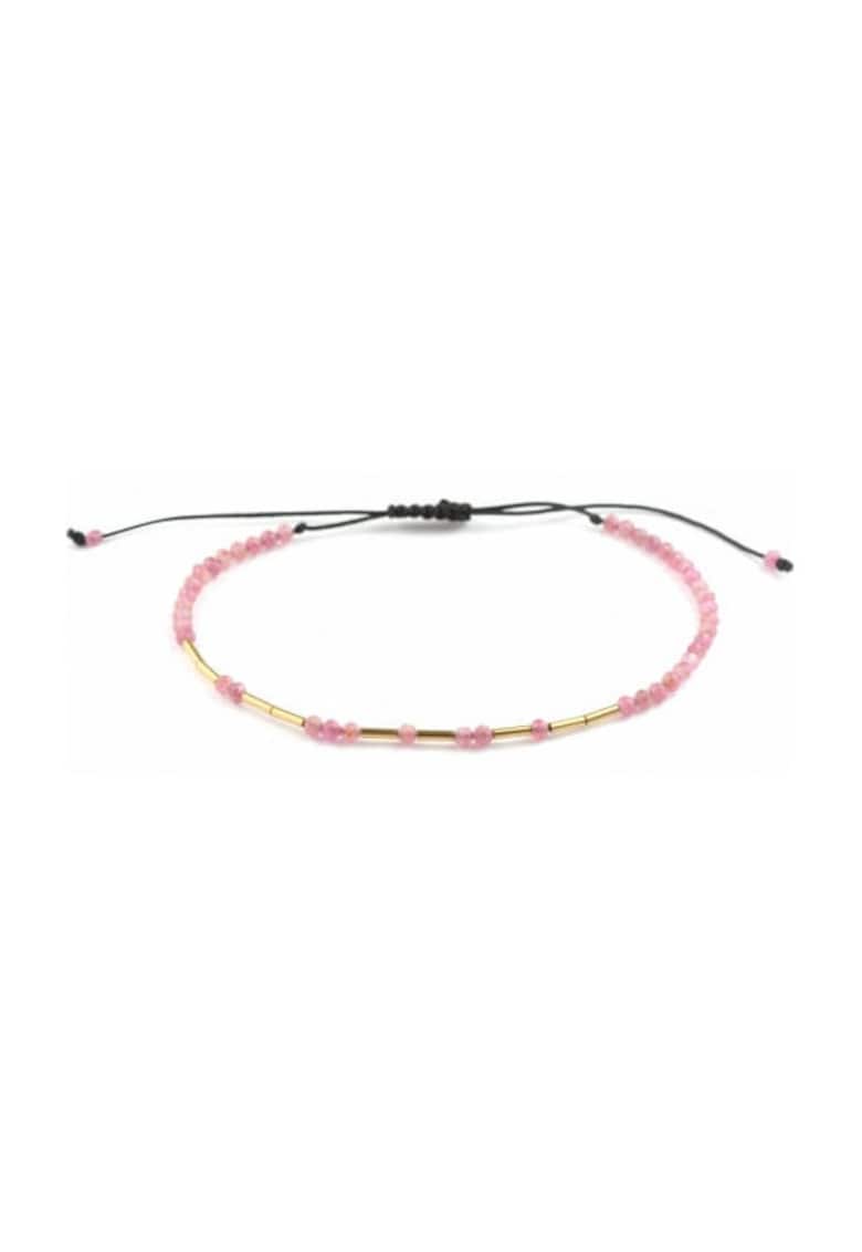 Bratara din aur filat 14k /20 - reglabila cu turmaline Touramali Fusion