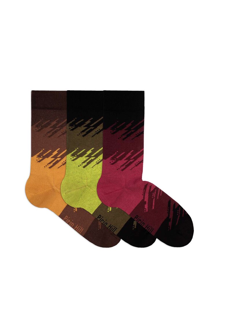 Set 3 Perechi Sosete Bumbac - Multicolor