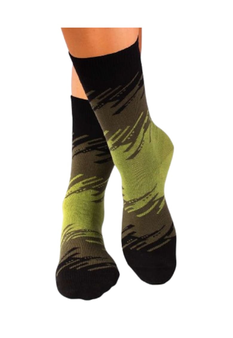 Sosete cu 98% Bumbac Tuse Artistice Khaki