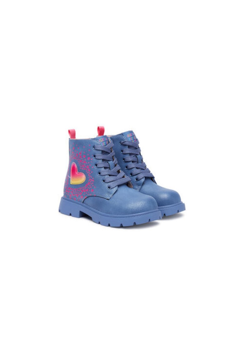 Agatha Ruiz de la Prada Ghete copii albastru - imitatie piele - Albastru