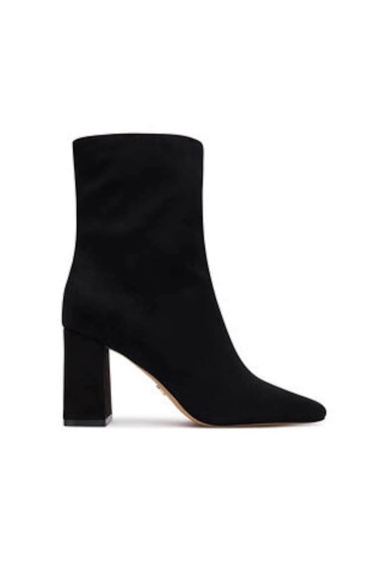 Botine dama - negru - textil