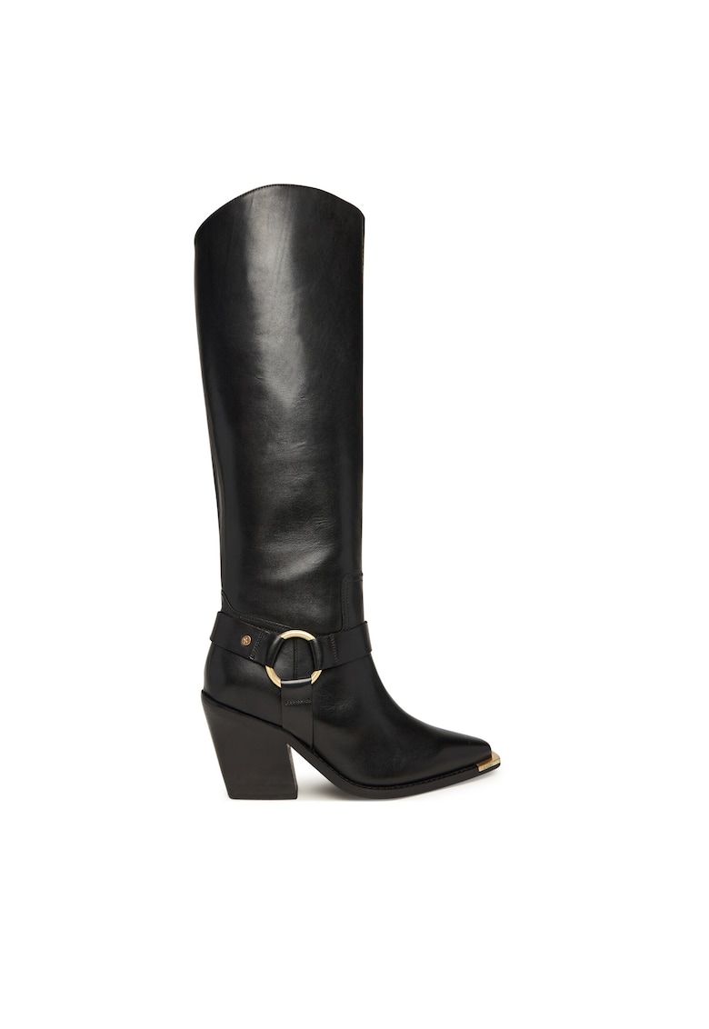 Bronx Cizme New-Kole piele naturala - Negru