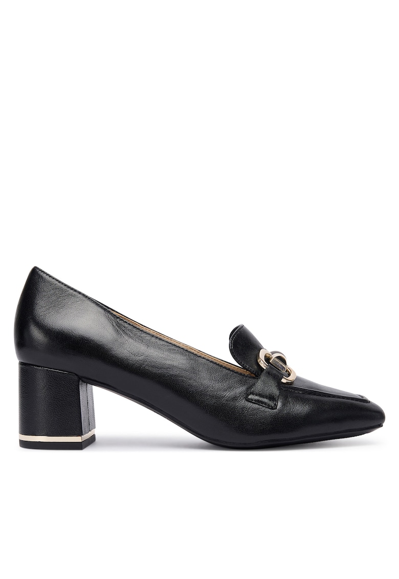 Pantofi dama - Black Nappa 022 - piele naturala - negru