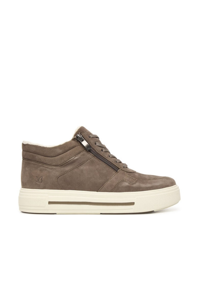 Tenisi dama Dk Taupe Suede 367 9-26251-45 - piele naturala - maro