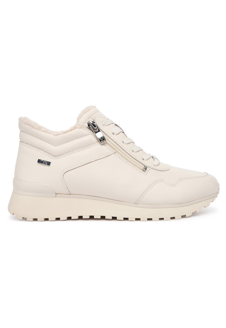 Tenisi dama 170 9-26201-43 - piele naturala - crem