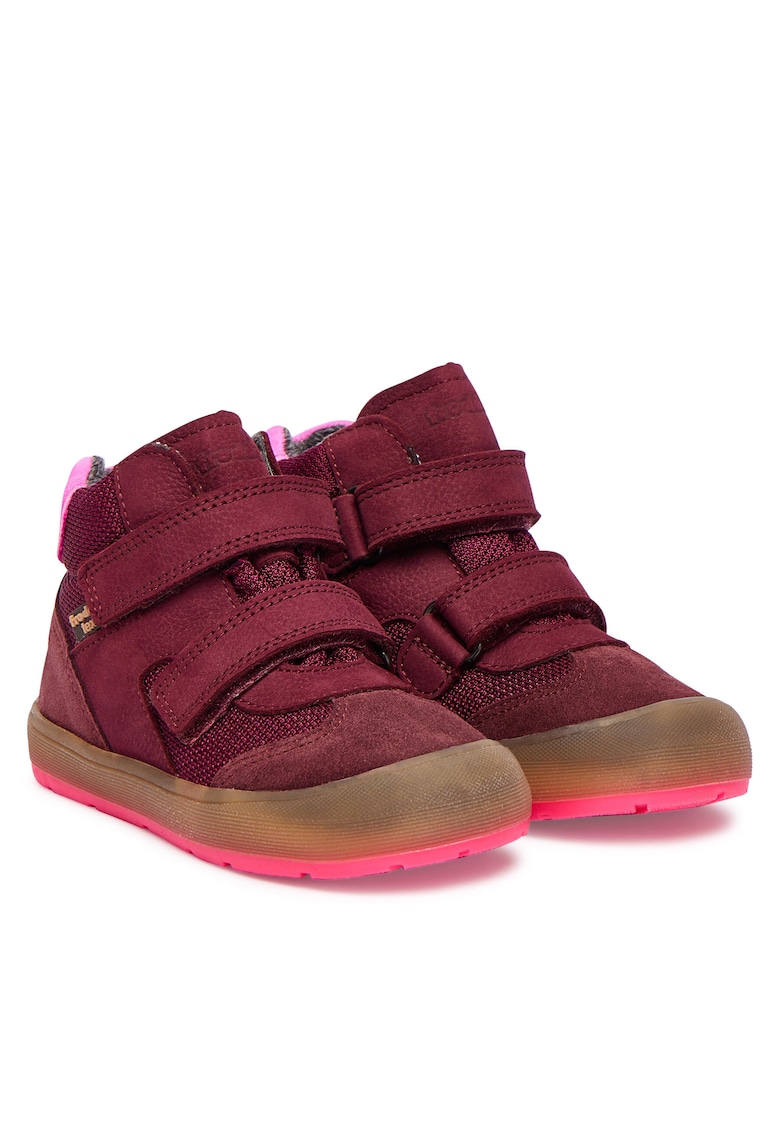 Froddo Ghete fete - piele naturala - bordeaux/roz