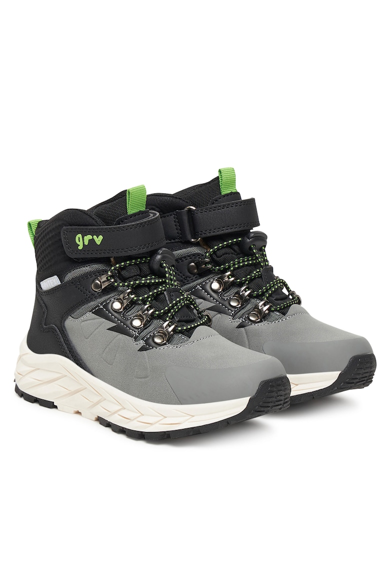 Ghete sport baieti plastic - Gri
