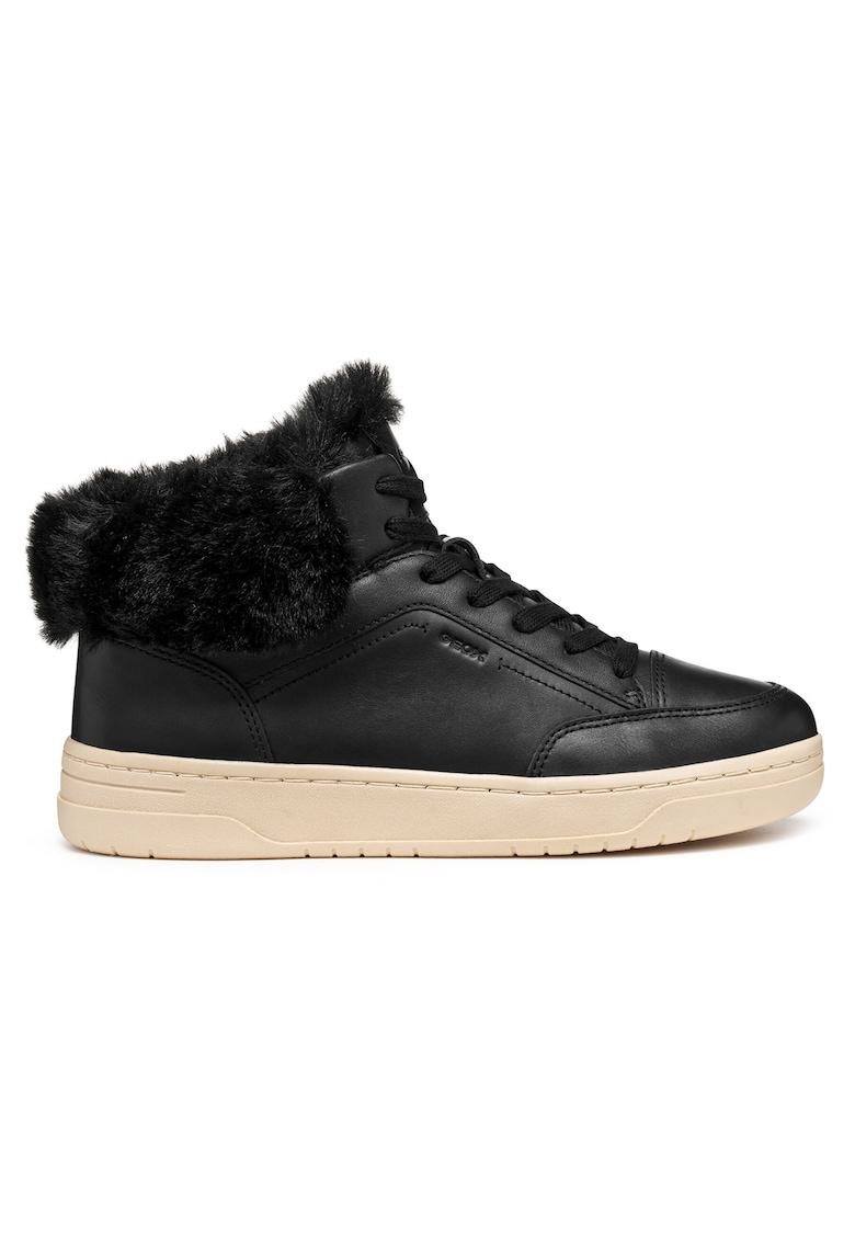 Tenisi dama Sedral Court D564Q - piele naturala - negru