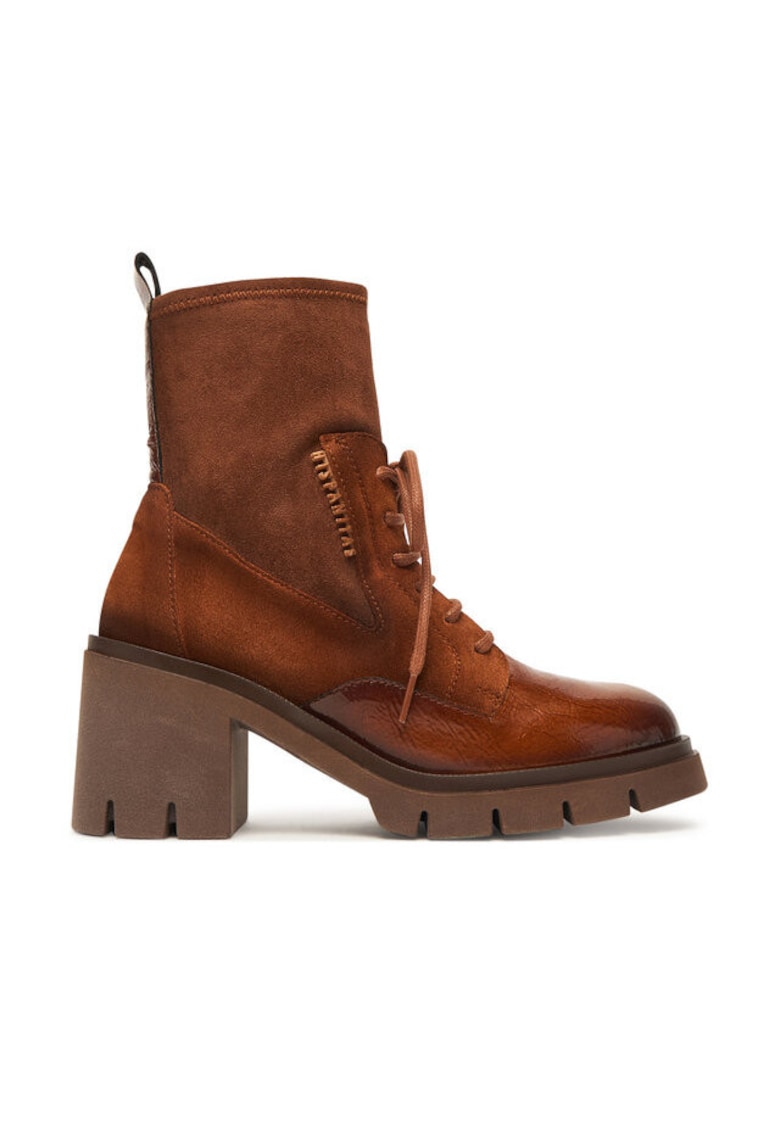 Hispanitas Ghete dama C008 HI254281 - Piele naturala - Maro
