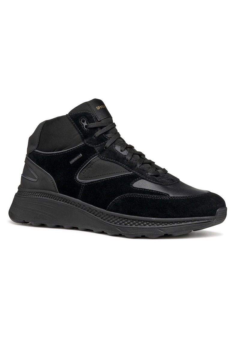 Tenisi barbati - U Spherica Actif X1 - piele naturala - negru