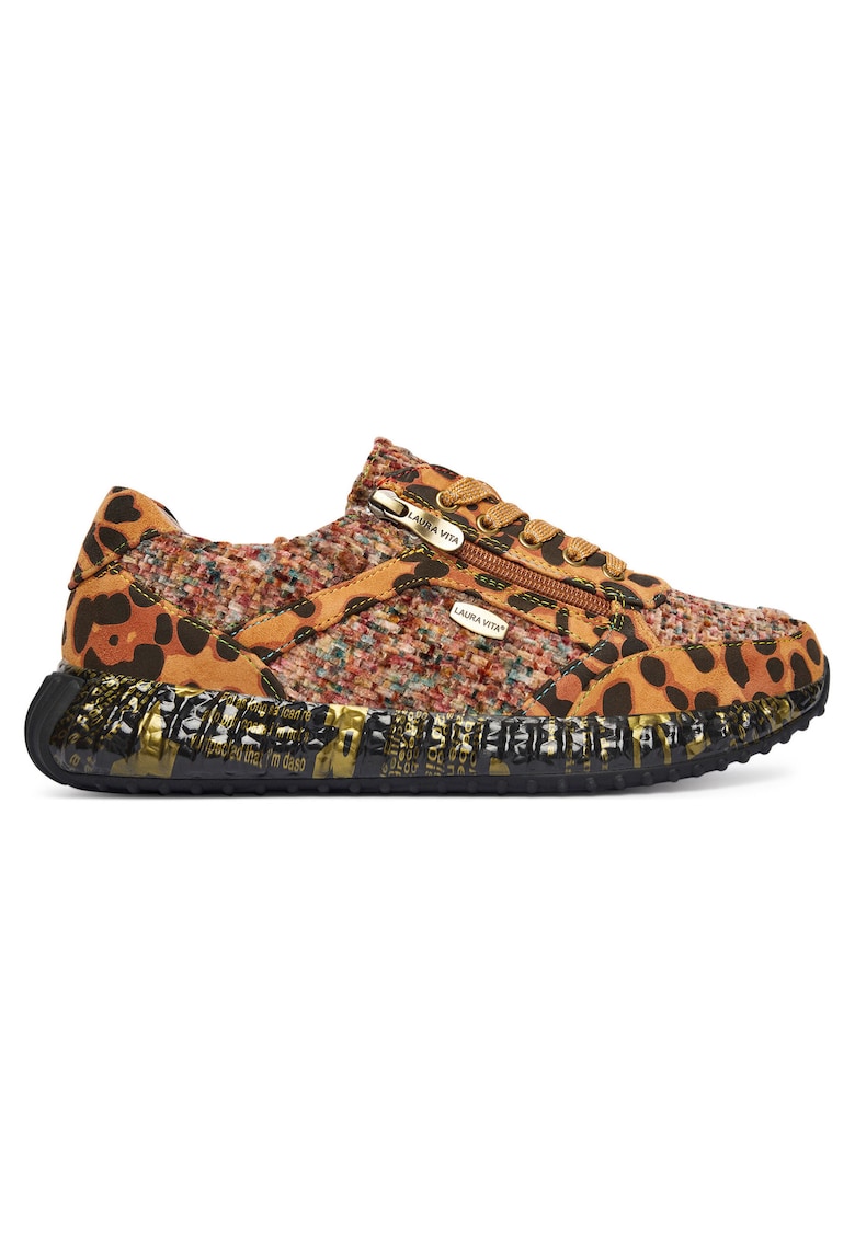 Tenisi dama - Burton 1123 - piele naturala - multicolor