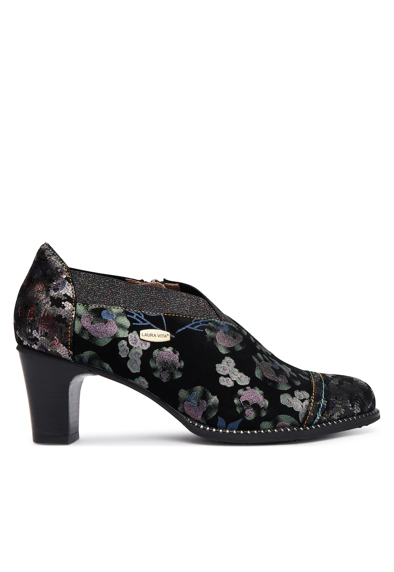 Pantofi dama - Cerise - piele naturala - culoare multicolor