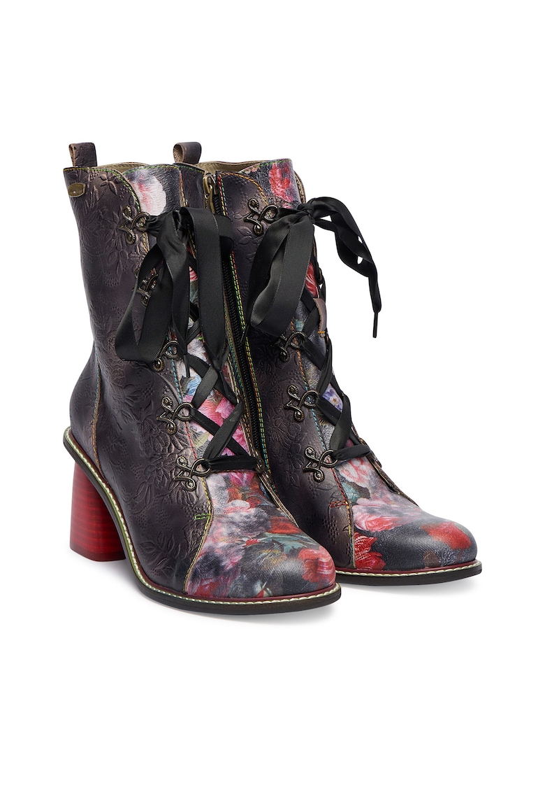 Laura Vita Botine dama 311 - Piele naturala - Multicolor
