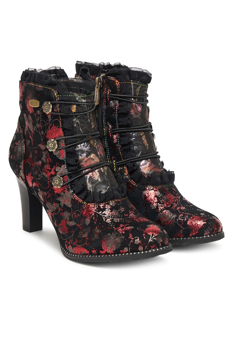 Botine dama 130 - Piele naturala - Negru