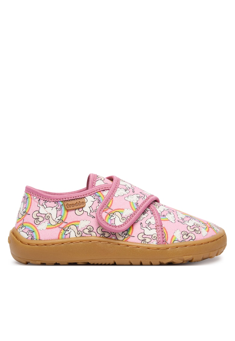 Papuci fete G1 - Textil - Roz