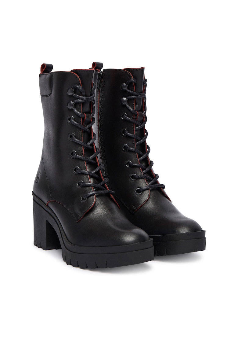 Fly London Ghete dama P144642020 - Piele naturala - Negru