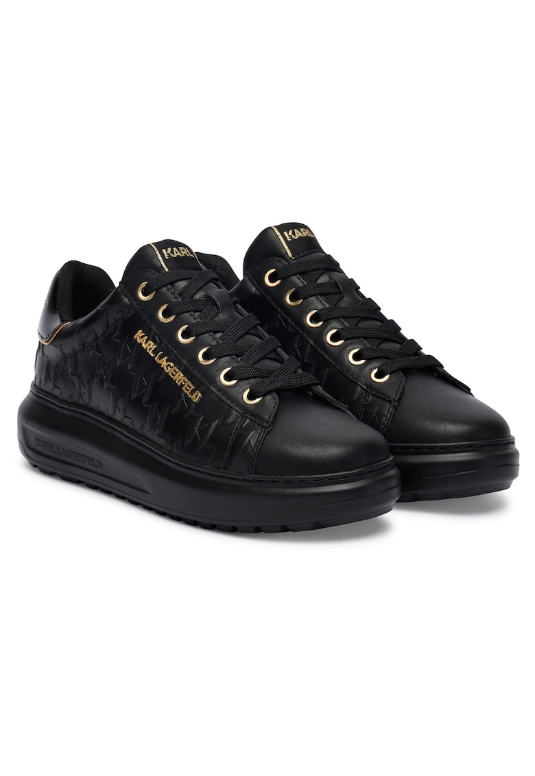 Tenisi dama KL67549E - piele naturala - negru