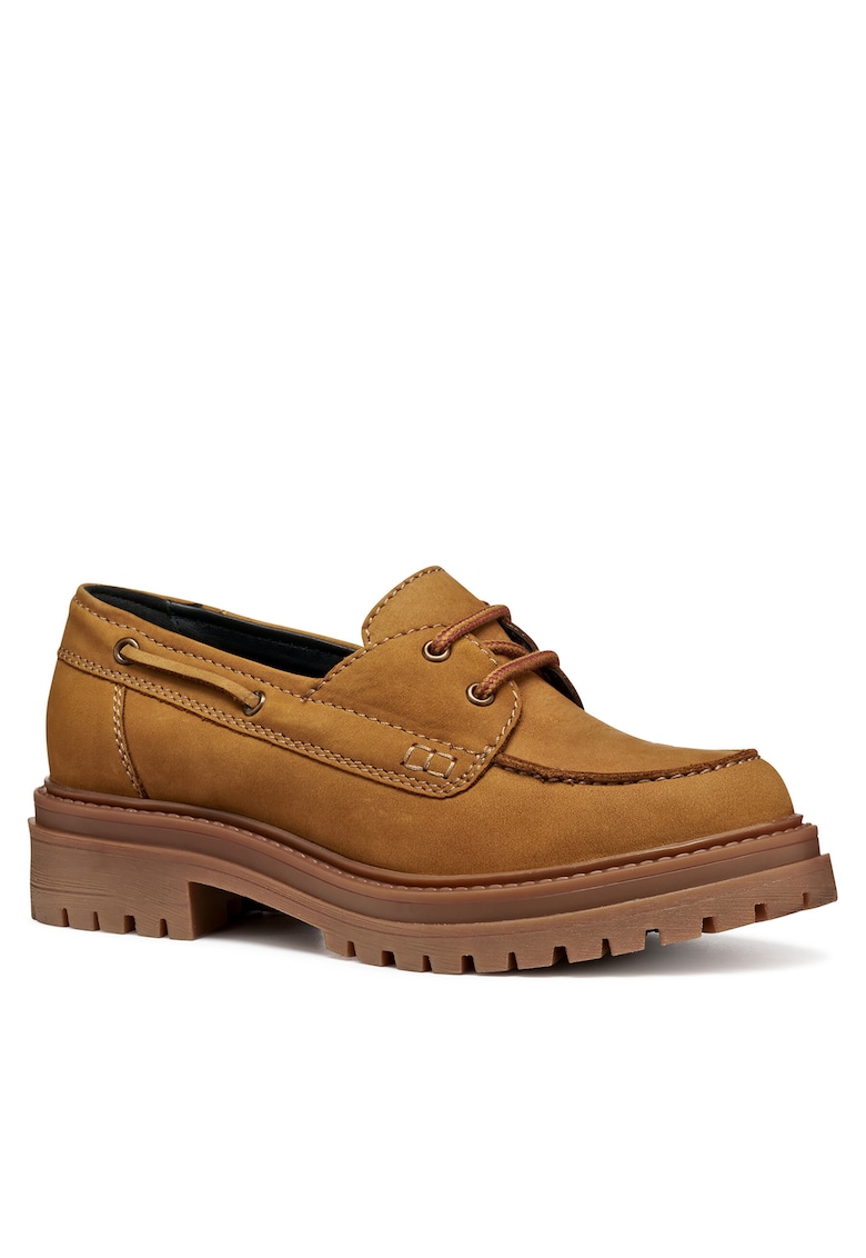 Mocasini Lion D Iridea - piele naturala - Maro