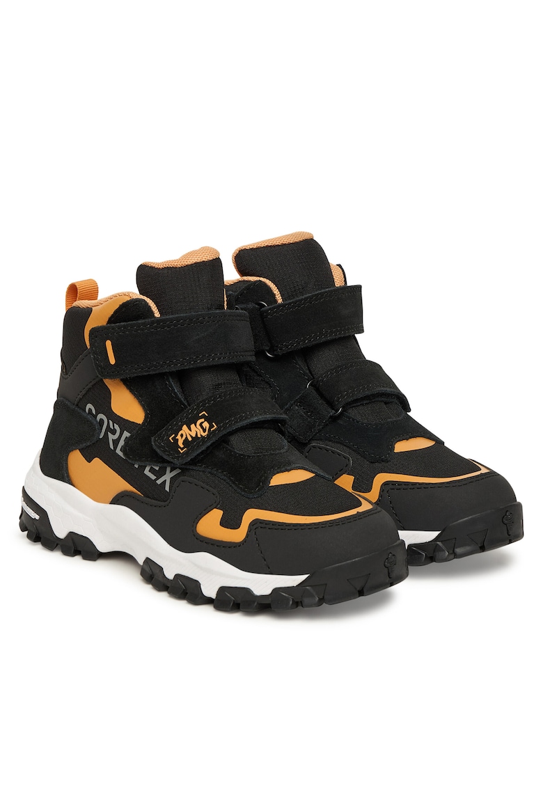 fete - piele naturala - Negru