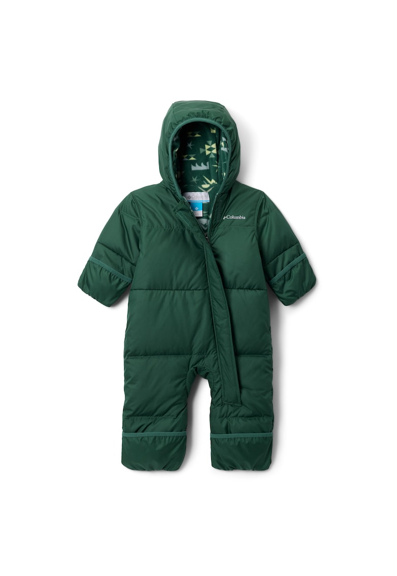 Salopeta de iarna pentru copii - unisex - verde - poliester